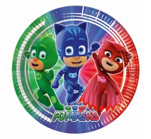 Talerzyki PJ Masks 20 cm . / 8 szt.