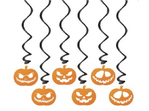 Świderki dynie Halloween 6 szt.