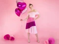 balon serca ciemny roz.webp