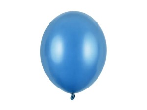 Balony metalizowane niebieskie 27 cm. / 1 szt. 