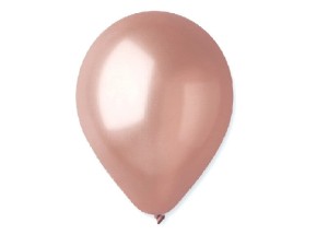 Balony metalizowane złoty róż rose gold  30 cm. / 1 szt. 
