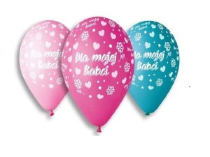 Balony Dla mojej Babci 5 szt. / 13 cali