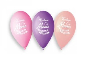 Balony Kocham Cię Mamo 13 cali 5 szt.