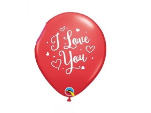 Balon I love you  czerwony 11 cali / 1 szt. 