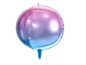 Balon foliowy kula ombre 35 cm. 