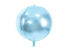 Balon foliowy kula błękitna 40 cm.