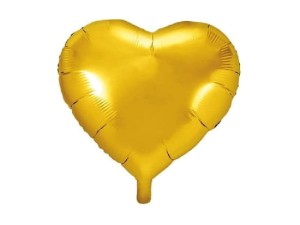 Balon foliowy serce złote 18 cali
