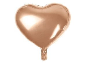 Balon foliowy serce rose gold 18''