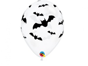 Balon transparentny nietoperze 12 cali 1 szt.