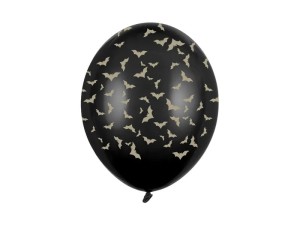 Balony czarne Nietoperze  30 cm. / 1 szt.