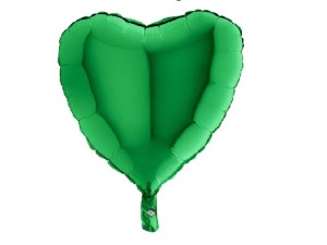 Balon foliowy serce zielone 18 cali 