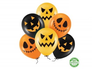 Balony lateksowe Dynia 30 cm. 6 szt.