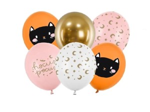 Balony Hocus Pocus 30 cm. 6 szt.