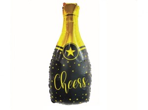 Balon foliowy szampan Cheers 35 x 76 cm.