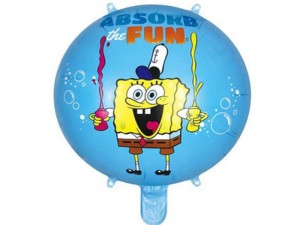 Balon foliowy Sponge Bob 18 cali niebieski