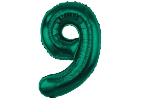 balon foliowy cyfra 9 butelkowa zielen.jpg