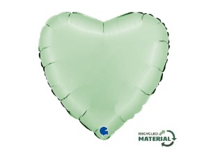 Balon foliowy Serce Satin Glazed Mint 18 cali.
