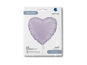 Balon foliowy Serce Satin Lilac 18 cali.