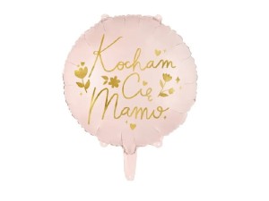 Balon foliowy Kocham Cię Mamo 18 cali.
