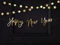 Baner Happy New Year, złoty, 66x18cm.jpg