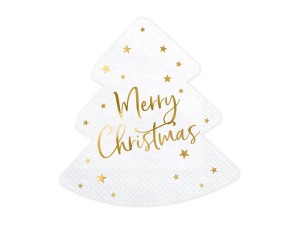 Serwetki Choinka Merry Christmas 16 x 16,5 cm.