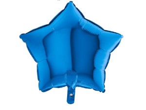 Balon foliowy Gwiazdka niebieska 18 cali Grabo