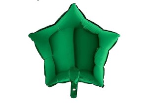 Balon foliowy Gwiazdka dark green 18 cali Grabo