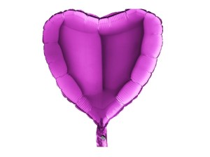 Balon foliowy serce purple Grabo 18 cali.