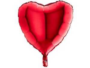 Balon foliowy serce czerwone INT Grabo 18 cali.