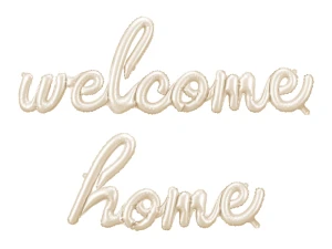 Balon foliowy Welcome Home 335 x 71 cm.