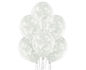 Balony Belbal Motyle 30 cm. (1 op. / 6 szt.)