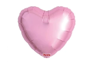 Balon Ibrex serce Metallic Pink 14 cali.