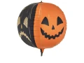 Balon foliowy Straszne dynie, 50 cm, pomarańczowo-czarne.jpg