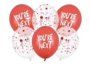 Balony 30 cm, You're next, mix (1 op. / 6 szt.)