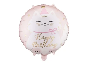 Balon foliowy pastylka Kotek, 35x35 cm