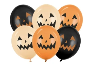 Balony 30 cm, Dynie, mix (1 op. / 6 szt,)