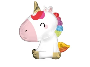 Balon Anagram 35" Supershape Satin Sitting Unicorn